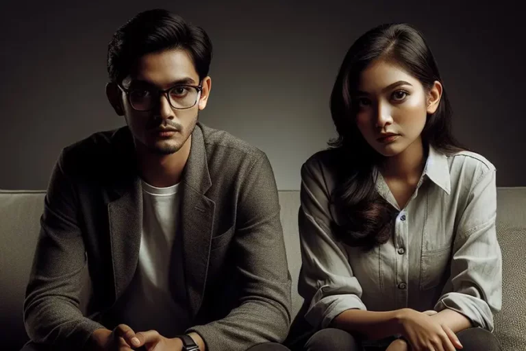 Ilustrasi pasangan suami dan istri