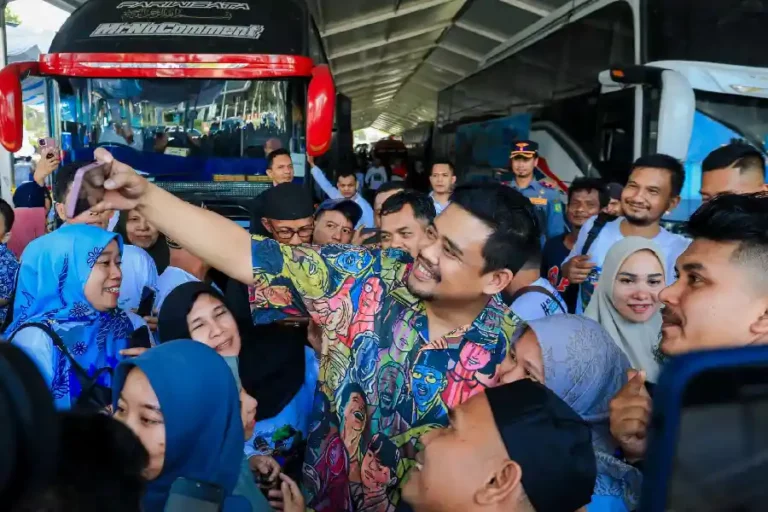 Mudik Gratis Bareng Pemko Medan, Wali Kota Bobby Nasution Berangkatkan 6.060 Warga