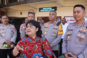 Anggota Kompolnas RI Poengky Indarti saat bertemu dengan Polresta Jayapura Kota (foto: Dok Humas Polri)