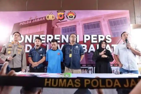 Konferensi pers di Polda Jawa Barat, terkait update terbaru kasus pembunuhan Vina dan Eki (foto: Dok Humas Polri)