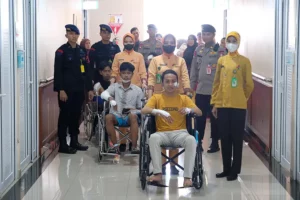 Sejumlah pasien korban kecelakaan Bus Trans Putera Fajar di Subang, Jawa Barat sudah diizinkan pulang dari Rumah Sakit Bhayangkara Brimob (RSBB), Cimanggis, Kota Depok (foto: Dok Humas Polri)