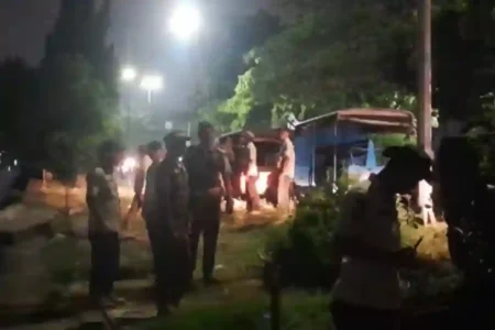 Pengawasan RTH dilakukan personel gabungan, baik TNI, Polri, PPSU Kelurahan Wijaya Kusuma, dan anggota Satpol PP