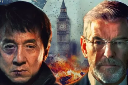 Jackie Chan dan Pierce Brosnan dalam The Foreigner (2017)