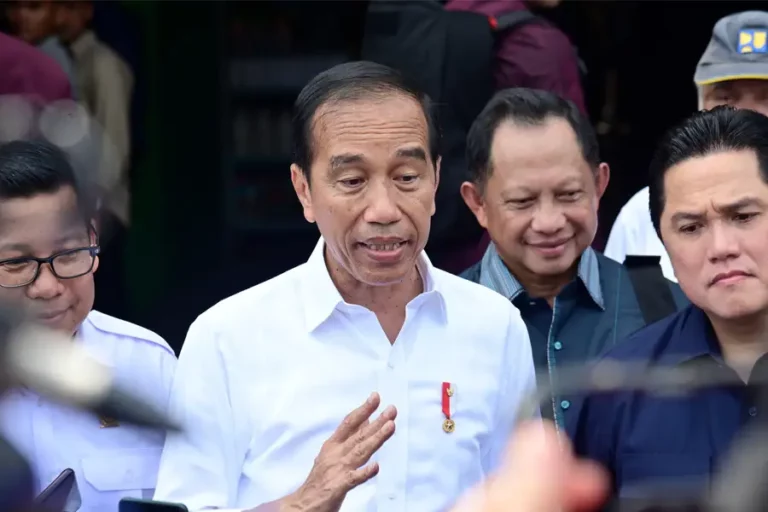 Presiden Jokowi: Blok Rokan 100 Persen Dikelola Pertamina, Anak Bangsa Sendiri Presiden RI Joko Widodo saat meninjau Pasar Senggol Dumai (foto: Dok BPMI Setpres)