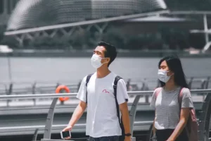 Suasana pandemi Covid-19 di Singapura (foto: Victor He, unsplash)
