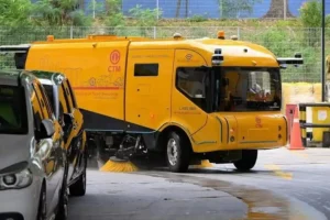 WeRide Robosweeper Hadir di Singapura, Dukung Sanitasi Cerdas di Kota Taman WeRide Robosweepers saat melakukan testing di Singapora (foto: prnasia.com)