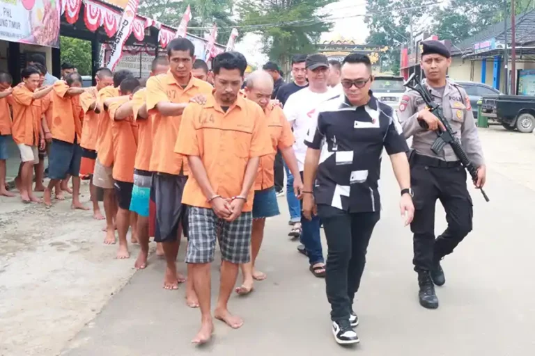 29 tersangka yang berhasil diamankan sepanjang 14 hari Operasi Antik Krakatau 2024