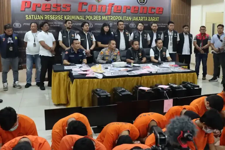 Kasus judi online yang diungkap terindikasi menjadi bagian dari sindikat internasional jaringan Kamboja