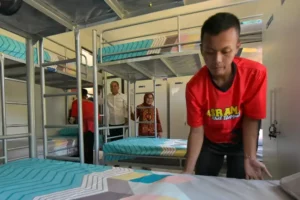 Suasana di Asrama Bibit Unggul Surabaya