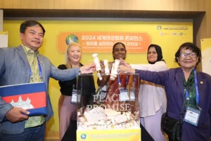 IWPG Sukses Gelar Konferensi Perdamaian Perempuan Internasional 2024 Para peserta International Women’s Peace Conference 2024, yang diadakan di Kensington Resort di Gapyeong-gun, Gyeonggi-do