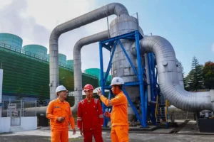 PLTP Kamojang, Pembangkit Listrik Geothermal Pertama di Asia Tenggara Produksi Hidrogen Hijau PLN terus berupaya mengembangkan energi baru terbarukan untuk mendukung kelestarian lingkungan dan mencapai target NZE.