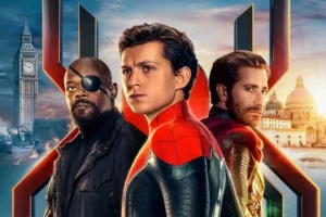 Sinopsis Spider-Man: Far from Home (2019), Penutup Infinity Saga MCU yang Membuka Kisah Baru Samuel L. Jackson, Tom Holland, dan Jake Gyllenhaal dalam Spider-Man: Far from Home (2019)