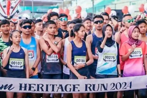 Para peserta Ngalam Heritage Run 2024 (foto: facebook @malangkota.go.id)