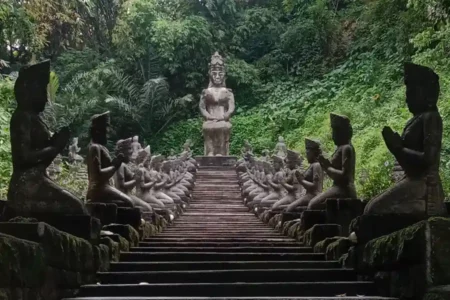 Saat Kisah Leluhur Menghampar di Lembah Tumpang Lembah Tumpang, wisata alam dengan sentuhan budaya Jawa Kuno di Malang (foto: Tiara Aydin Sava, pilar.id)