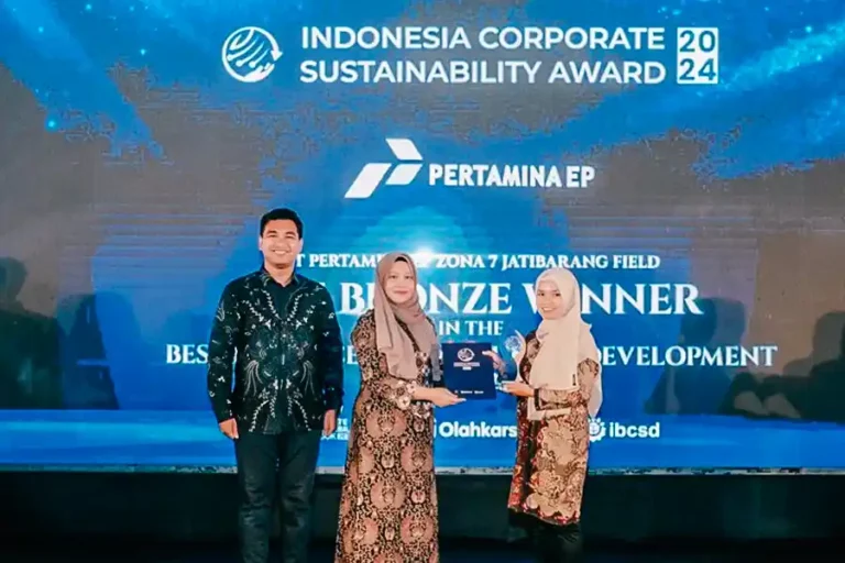 Program Jari Tangan Pertamina EP Raih Penghargaan ICSA 2024 Program Jari Tangan yang didukung Pertamina EP Jatibarang Field sukses raih Bronze Award untuk kategori Best Practice in Community Development pada ajang Indonesia Corporate Sustainability Award (ICSA) 2024.