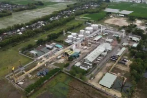 Salah satu Fasilitas Peroduksi PHE di Area Kerja Pertamina EP Field Sukowati