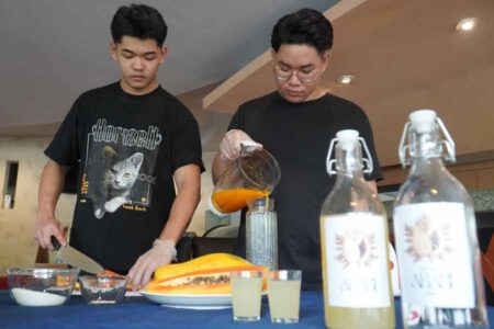 Cleary Budiman dan Davin Varian Ikwanto Koean