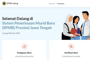 Pendaftaran SPMB 2025 SMA Jawa Tengah: Simak Alur Lengkap, Jadwal, dan Syaratnya Halaman depan website Sistem Penerimaan Murid Baru (SPMB) Provinsi Jawa Tengah