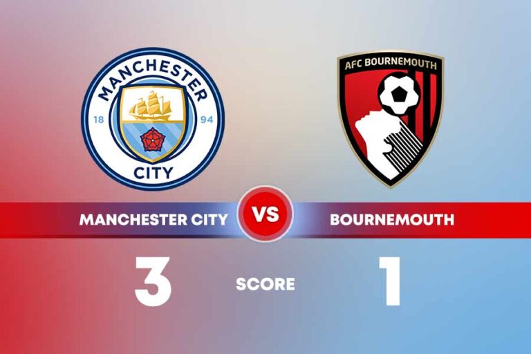 Manchester City vs Bournemouth