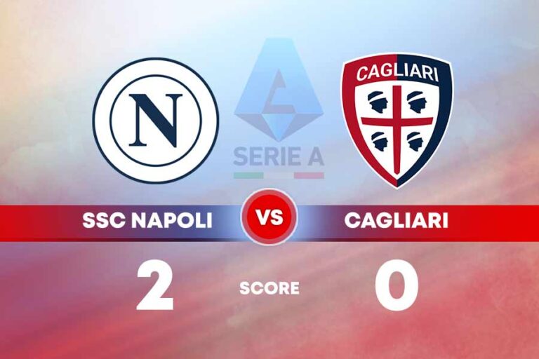 Serie A: Napoli vs Cagliari Calcio, hasil 2-0