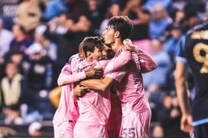 Liga Utama Sepak Bola Amerika Serikat atau MLS, Philadelphia Union vs Internacional Club de Futbol Miami di Subaru Park. Hasil Philadelphia Union 3, Inter Miami 3 (foto: Dok Inter Miami)