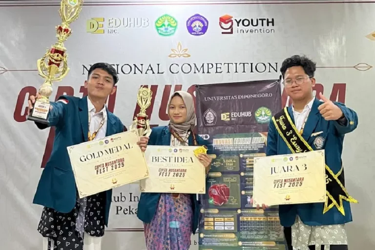 Tim dari Program Studi Teknologi Rekayasa Kimia Industri (TRKI), Sekolah Vokasi Universitas Diponegoro (foto: Dok Humas Undip)