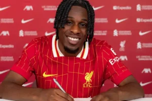 Jeremie Frimpong Resmi Gabung Liverpool, Sisakan Kisah 30 Gol dan 44 Assist untuk Bayer Leverkusen Jeremie Frimpong (foto: Dok Liverpool)