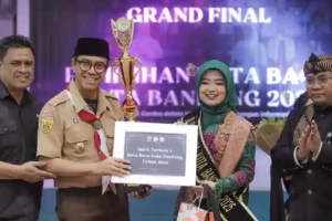 Prita Stania dari Universitas Pasundan resmi dinobatkan sebagai Duta Baca Kota Bandung 2025