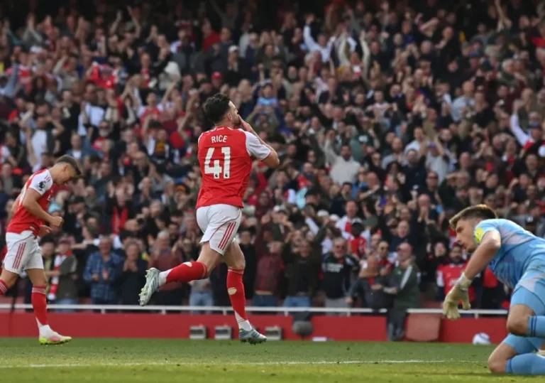Gol Tunggal Declan Rice Bawa Arsenal Kunci Kemenangan Tipis atas Newcastle Laga Arsenal vs Newcastle (foto: Dok Arsenal)