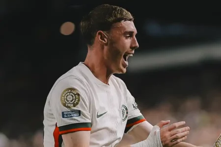 Cole Palmer membuka kemenangan Chelsea atas Palmeiras di laga FIFA Club World Cup 2025 (sumber foto: facebook @ChelseaFC)