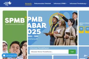 Pengumuman SPMB Jabar 2025 Tahap 2 Resmi Dirilis, Ini Cara Cek Hasil dan Panduan Daftar Ulang Tangkapan layar halaman depan spmb.jabarprov.go.id