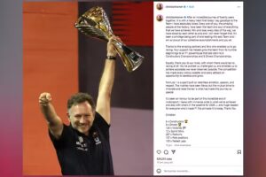 Mundur dari Red Bull Racing, Christian Horner: Saya Pergi dengan Hati Berat dan Penuh Kebanggaan Postingan Christian Horner di akun intagram @christianhorner
