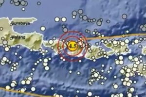 Gempa magnitudo 4,5 guncang Lombok Utara, Selasa (15/7).