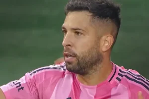 Jordi Alba membuka kemenangan Inter Miami 5-1 lawan New York Red Bulls