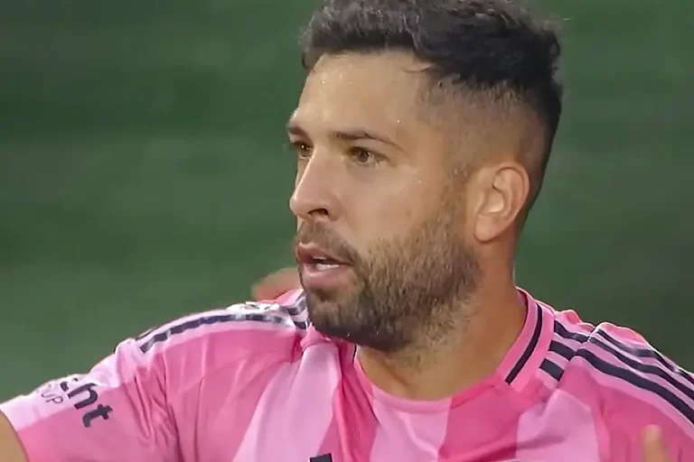 Jordi Alba membuka kemenangan Inter Miami 5-1 lawan New York Red Bulls