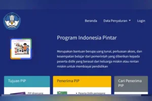 Halaman depan pip.kemendikdasmen.go.id
