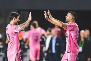 Inter Miami tak terbendung, menang 2-1 atas Atlas lewat gol dramatis Marcelo Weigandt di masa injury time Leagues Cup 2025 (sumber foto: facebook @InterMiamiCF)