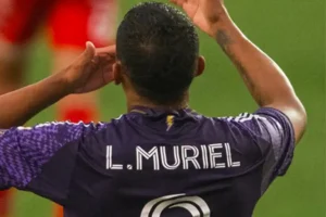 Luis Muriel usai cetak gol ke gawang Necaxa. Pertandingan berakhir 5-1 untuk kemenangan Orlando City (sumber foto: instagram @orlandocitysc)