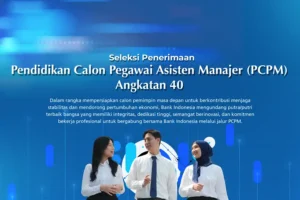 Bank Indonesia Buka Rekrutmen PCPM Angkatan 40, Catat Syarat dan Jadwalnya Tangkapan layar di halaman depan web pcpm40rekrutmenbi.id