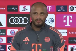 Jelang Bayern Munich vs Werder Bremen di Bundesliga 2025, Kompany Kompany Andalkan Joshua Kimmich dan Harry Kane Vincent Kompany (sumber foto: tangkapan layar Youtube @FC Bayern München)