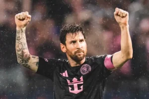 Lionel Messi Beri Tanggapan Emosional pada Keputusan Jordi Alba yang Bakal Pensiun Lionel Messi (sumber foto: facebook @InterMiamiCF)