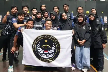 Tim Panahan UNDIP Sabet 11 Medali di IPB Open 2025 Anggota UKM Panahan Universitas Diponegoro (foto: Dok Undip)