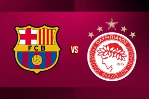 Liga Champions UEFA: FC Barcelona vs Olympiacos FC