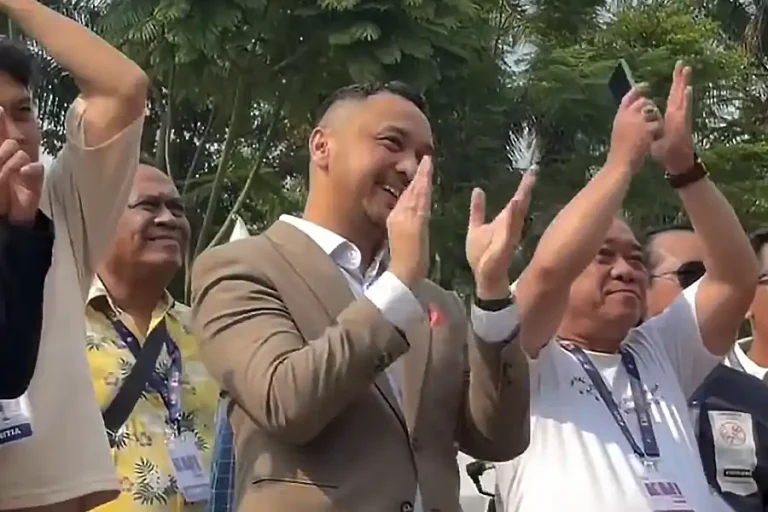 Giring Ganesha saat menghadiri Pasar Musik Jakarta Music Con 2025