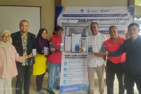 Bank Sampah Medokan Ayu Surabaya terapkan sistem digital berbasis AI untuk tingkatkan efisiensi dan transparansi pengelolaan lingkungan.