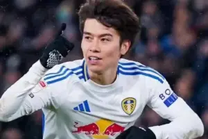 Drama Enam Gol: Leeds United Tahan Imbang Liverpool 3-3 Lewat Gol Telat Ao Tanaka Ao Tanaka (sumber foto: facebook @leedsunitedsupporters)