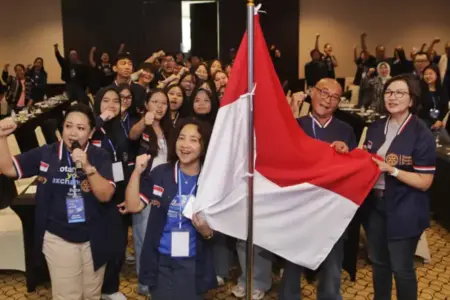 Rotary District 3420 gelar Outbound Orientation RYE 2026–2027 di Surabaya untuk siapkan pelajar jadi duta muda Indonesia di dunia.