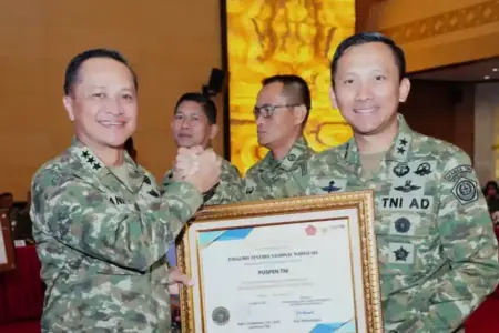 Lima satker TNI raih predikat WBK dalam Rakor RB 2026, perkuat transparansi, akuntabilitas, dan digitalisasi pemerintahan.