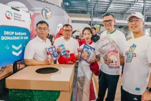 Ratusan karyawan CIMB Niaga Jabodetabek mengikuti Employee Volunteering Day 2026 di Bintaro untuk donor darah, donasi balita, hingga daur ulang minyak jelantah.